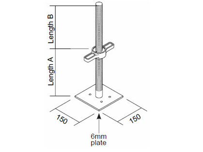 Scaffolding Size Chart